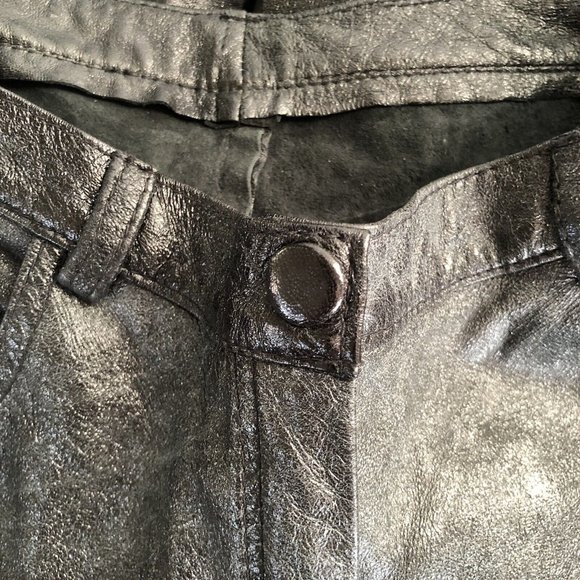 Tach Clothing Ava Pants Black Leather - Picture 3 of 6